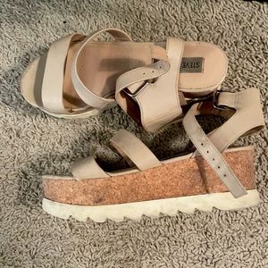 Steve Madden platform wedges (size 8.5)